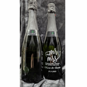 Gepersonaliseerde bedrukte fles Cava